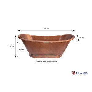 Cobresca - copper bahtub