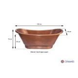 Cobresca - copper bahtub