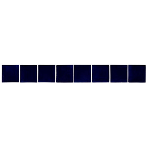 Azul Brillante - dark blue ceramic monocolour tiles - 90 tiles