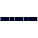 Azul Brillante - dark blue ceramic monocolour tiles - 90 tiles