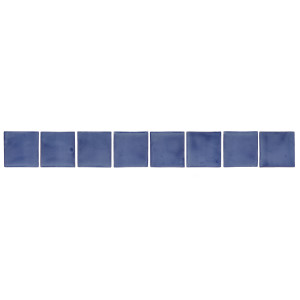 Azul Mezclilla Delgado - Talavera single-colour tiles - 90 pieces