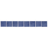 Azul Mezclilla Delgado - Talavera single-colour tiles - 90 pieces