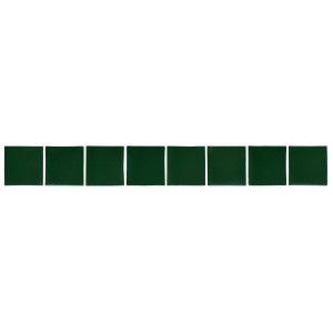Verde Esmeralda - dark green ceramic monocolour tiles