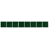 Verde Esmeralda - dark green ceramic monocolour tiles