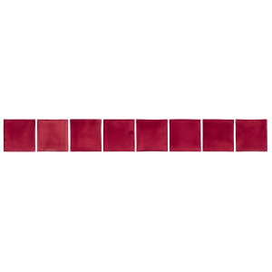 Rosa Mexicano - red single-coloured tiles Talavera