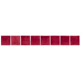 Rosa Mexicano - red single-coloured tiles Talavera