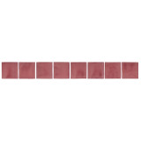 Rosa C - Talavera single-colour rose tiles