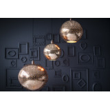Bola XL - large copper spherical lamp from Mexico