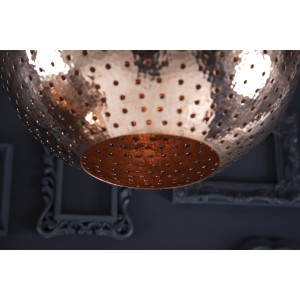 Bola XL - large copper spherical lamp from Mexico