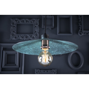 Zanahoria jade - lamp from Mexico - pure copper
