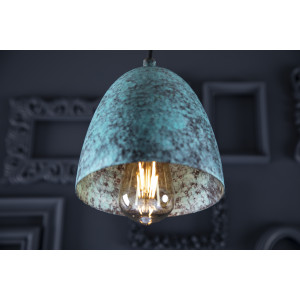 Cereza jade - patinated pendant lamp from Mexico