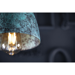 Cereza jade - patinated pendant lamp from Mexico
