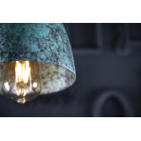Cereza jade - patinated pendant lamp from Mexico