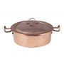 Copper kitchen pot hand-hammered