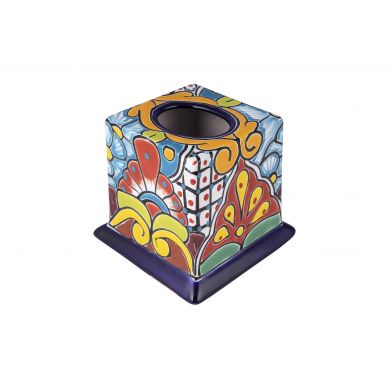 Mexican square cover for tissue box