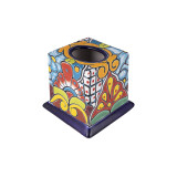 Mexican square cover for tissue box