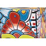 Mexican square cover for tissue box