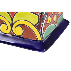 Mexican square cover for tissue box