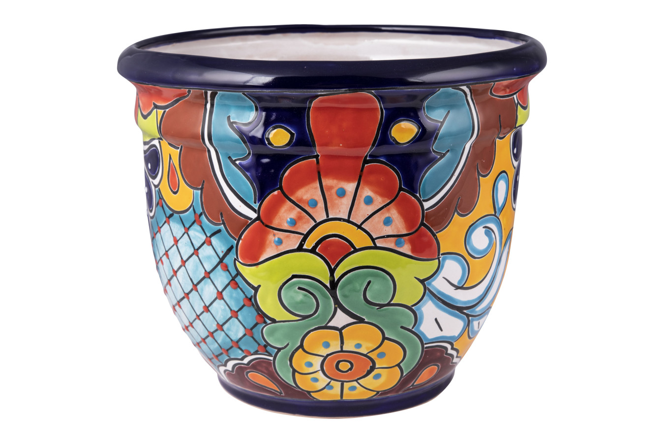 Aro flowerpot - ceramic Mexican pot