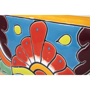 Canoa - ceramic oblong flowerpot