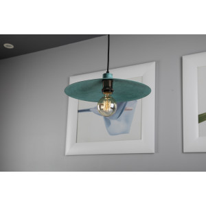 Zanahoria green - lamp from Mexico - pure copper