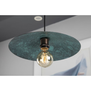 Zanahoria jade - lamp from Mexico - pure copper