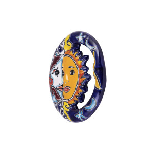 Ceramic decoration - mexican ellipse - 21 cm