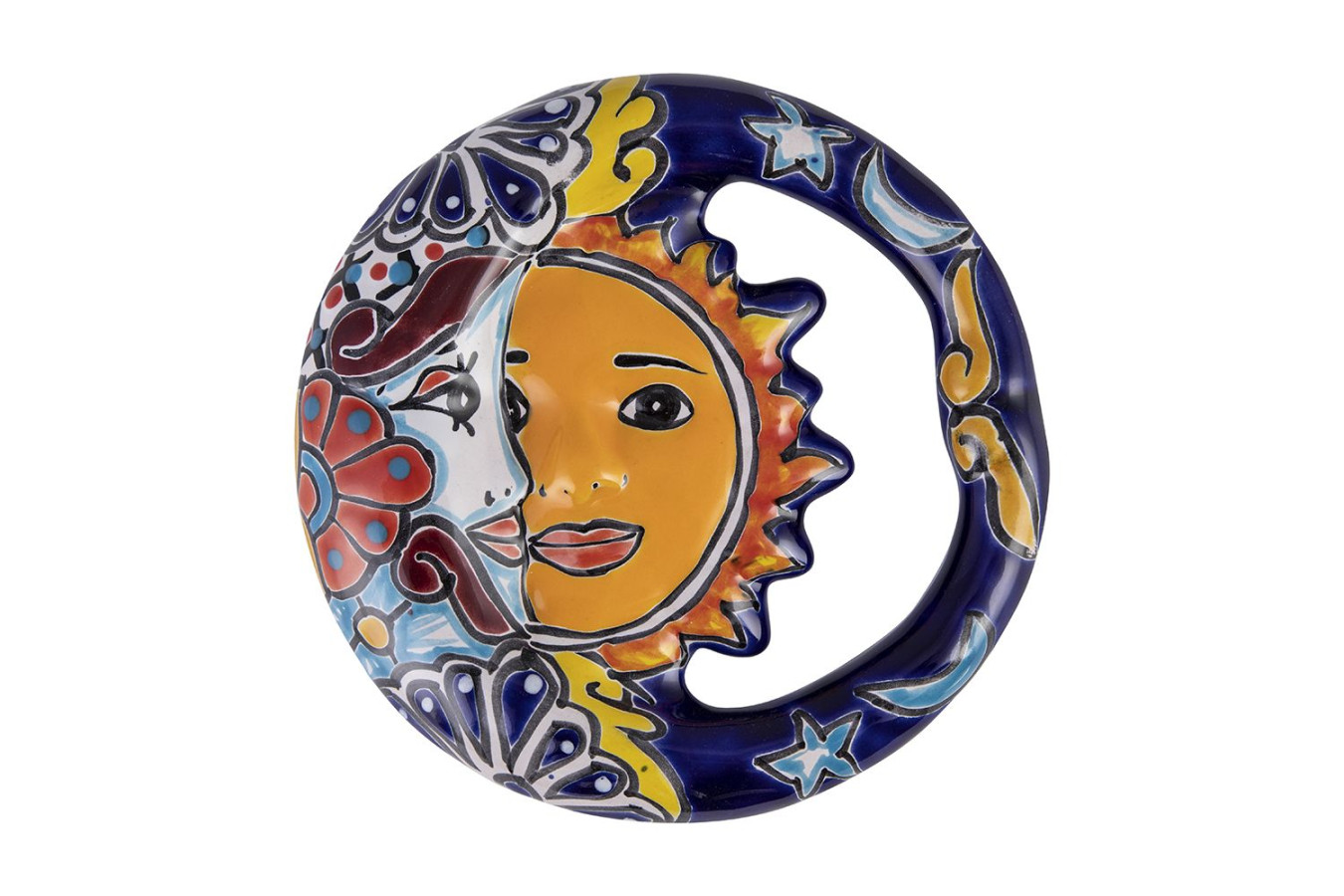 Ceramic decoration - mexican ellipse - 21 cm