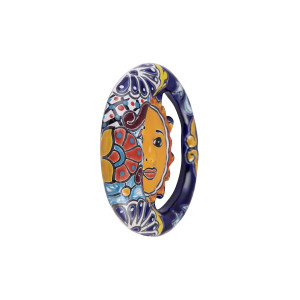 Ceramic decoration - mexican ellipse - 21 cm