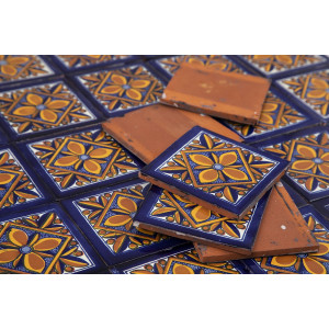 Fuego - Talavera tiles from Mexico