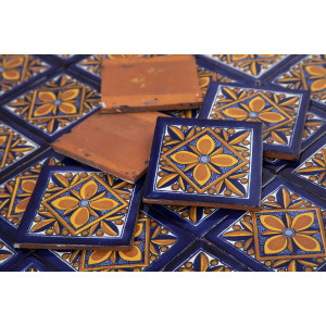Fuego - Talavera tiles from Mexico