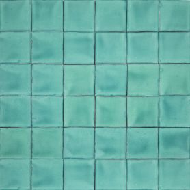Verde Cana Deslavado marine - Talavera single-colour tiles