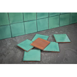 Verde Cana Deslavado - Talavera single-colour tiles