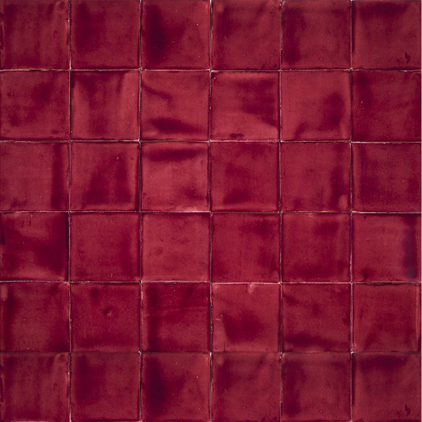 Vino Deslavado - Talavera red single colour tiles