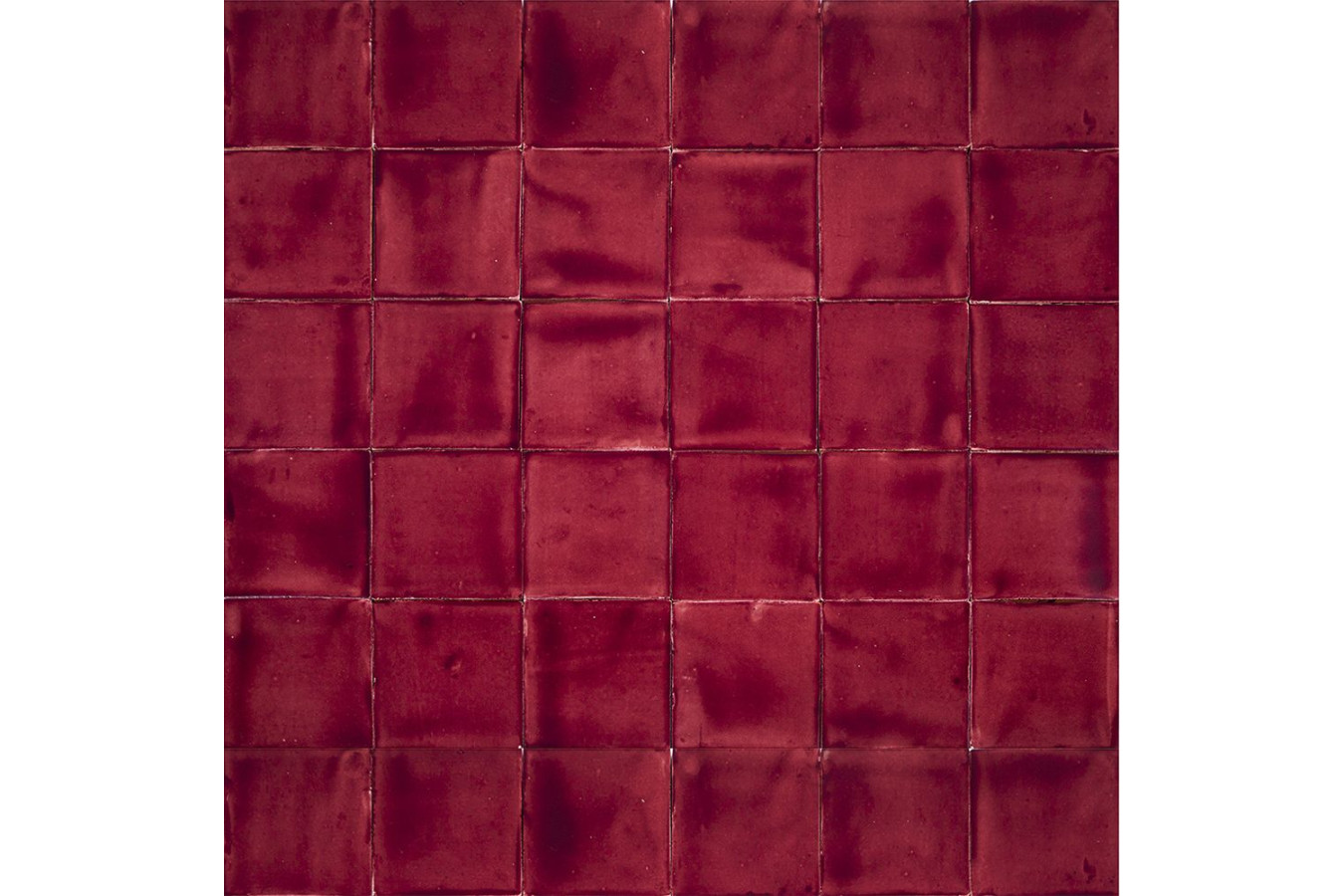 Vino Deslavado - Talavera red single colour tiles