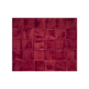 Vino Deslavado - Talavera red single colour tiles