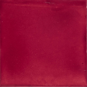 Rosa Mexicano - red single-coloured tiles Talavera