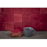 Rosa Mexicano - red single-coloured tiles Talavera