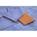 Azul Mezclilla Delgado - Talavera single-colour tiles - 90 pieces