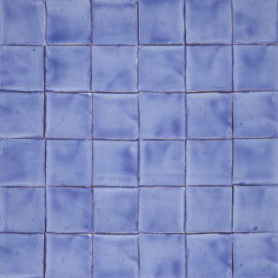 Azul Mezclilla Delgado - Talavera single-colour tiles - 90 pieces