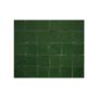 Verde Esmeralda - dark green ceramic monocolour tiles - 90 tiles