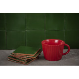 Verde Esmeralda - dark green ceramic monocolour tiles