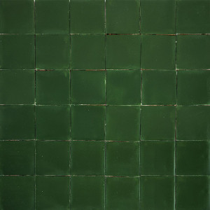 Verde Esmeralda - dark green ceramic monocolour tiles