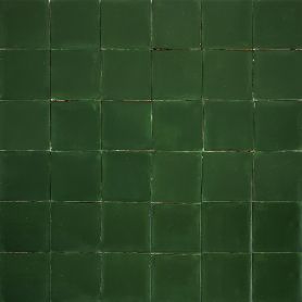 Verde Esmeralda - dark green ceramic monocolour tiles