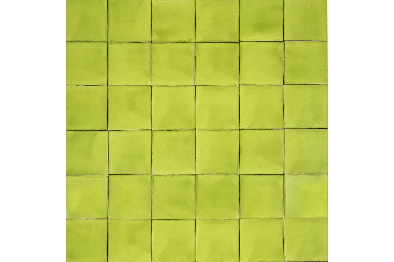Verde Lima Deslavado - Talavera single-colour tiles