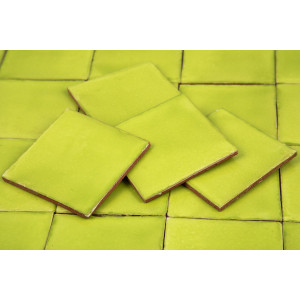 Verde Lima Deslavado - Talavera single-colour tiles