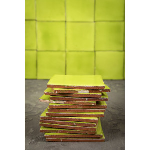 Verde Lima Deslavado - Talavera single-colour tiles