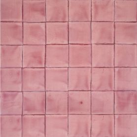 Rosa C pink - Talavera single-colour rose tiles
