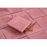 Rosa C - Talavera single-colour rose tiles