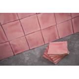 Rosa C - Talavera single-colour rose tiles